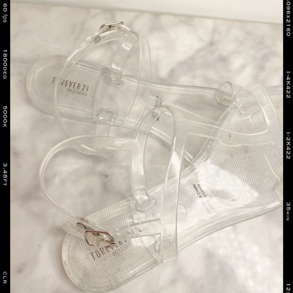 Forever 21 - Clear Translucent Sandals